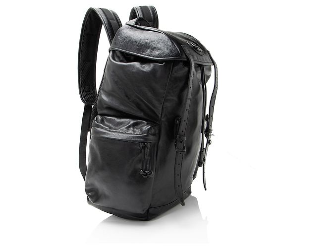 Gucci Leder Double G Rucksack Schwarz - Ansicht 2