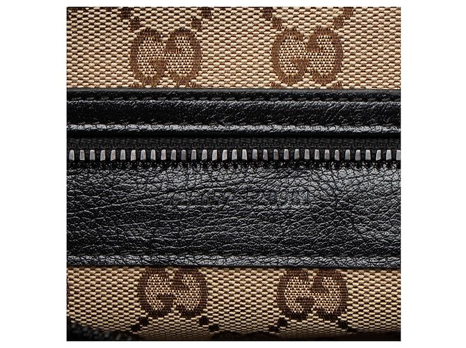 Gucci Leder Double G Rucksack Schwarz - Ansicht 6