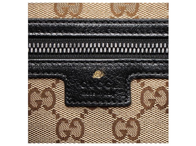 Gucci Leder Double G Rucksack Schwarz - Ansicht 8