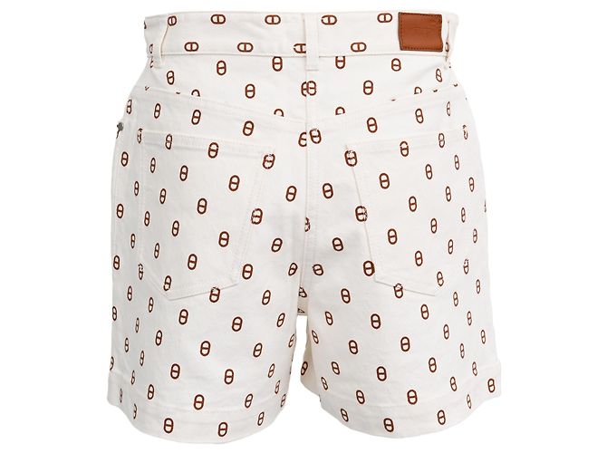 Pantalones cortos Chaine d'Ancre de Hermès en algodón blanco - vista 3