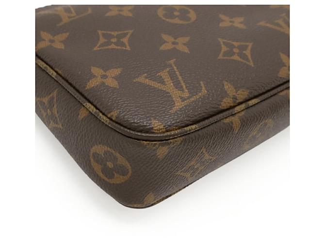 Pochette Accessoire Monograma Louis Vuitton Castaño - vista 3