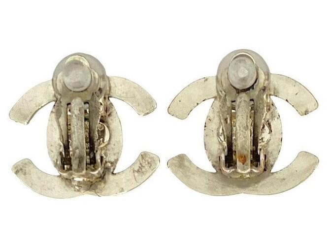 Timeless Pendientes Chanel Coco Mark Plata Metálico - vista 5