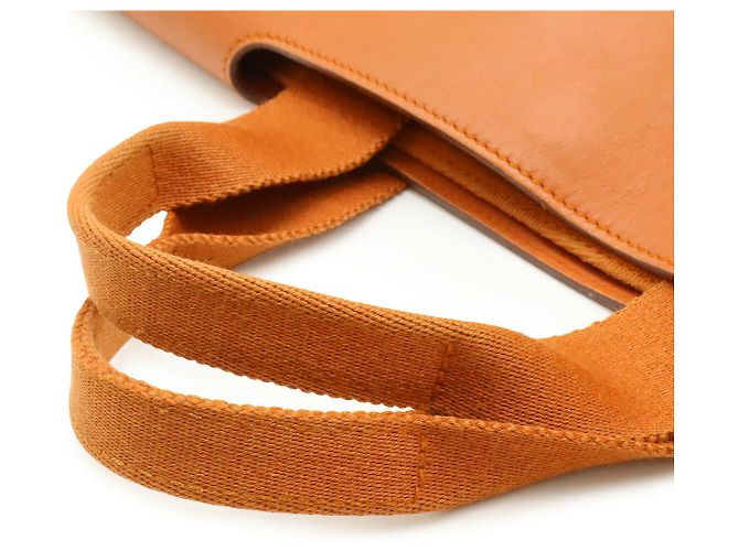 Borsa Hermès Valparaiso MM Toilchevron Arancione - vista 5