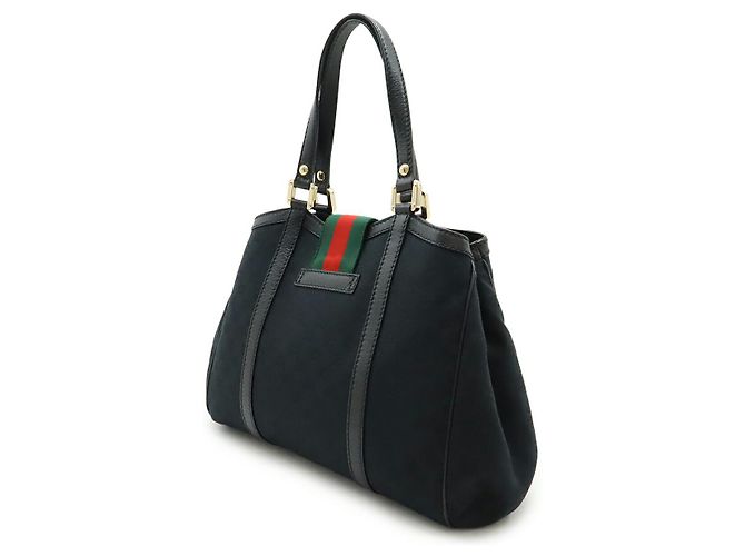 Borsa 2 in 1 in tela GG Gucci Nero - vista 2