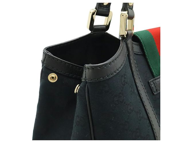 Borsa 2 in 1 in tela GG Gucci Nero - vista 6