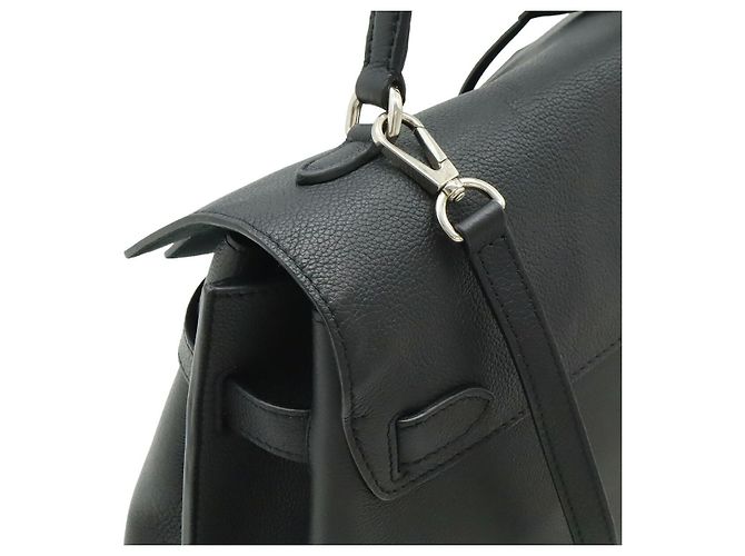 Borsa in pelle Louis Vuitton Lockme Ever MM 2 in 1 Nero - vista 7