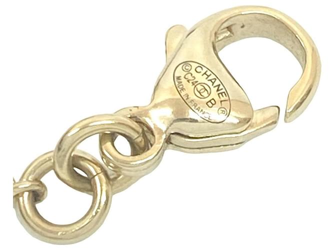 Timeless Bracciale in perle Chanel Coco Mark Argento Metallico - vista 3