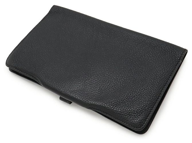 Hermès Portafoglio Lungo Dogon MM Togo Hermes Nero - vista 2