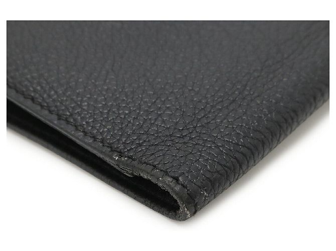 Hermès Portafoglio Lungo Dogon MM Togo Hermes Nero - vista 3
