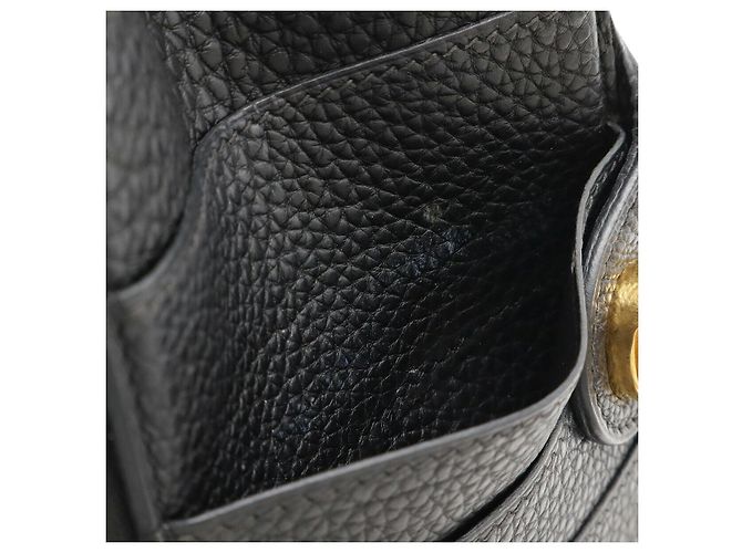 Hermès Portafoglio Lungo Dogon MM Togo Hermes Nero - vista 7