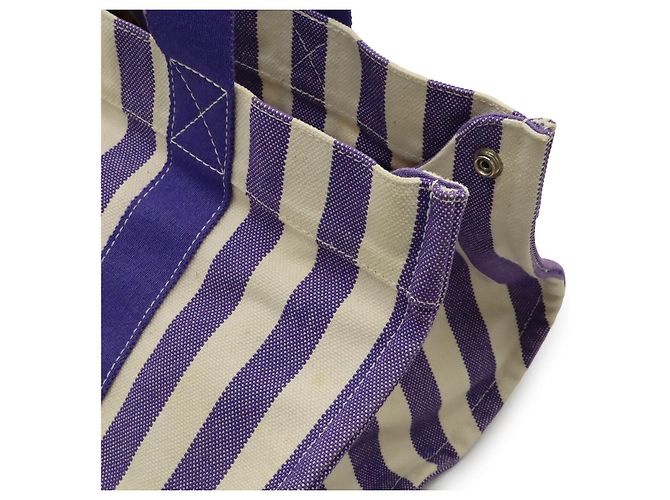 Hermès Cannes MM Canvas Tote Bag Lila - Ansicht 5