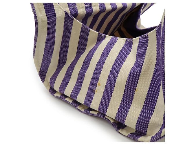 Hermès Cannes MM Canvas Tote Bag Lila - Ansicht 6