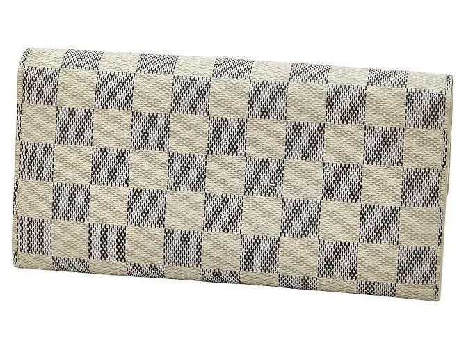 Portafoglio Lungo Sarah Damier Azur di Louis Vuitton Bianco - vista 2