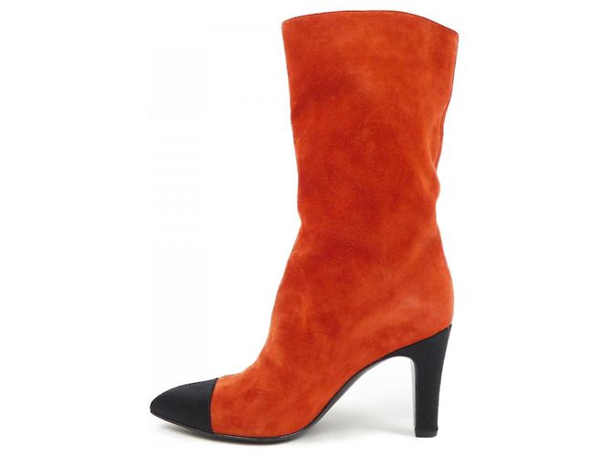 Timeless Samtstiefel aus Kalbsleder Chanel G33119Y51214 Rot - Ansicht 2