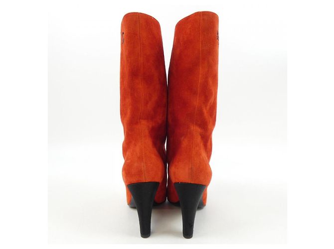 Timeless Samtstiefel aus Kalbsleder Chanel G33119Y51214 Rot - Ansicht 5