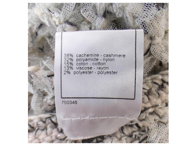 Chaleco de mezcla de cachemira Chanel P27395V20011 05A Rosa Beige - vista 3