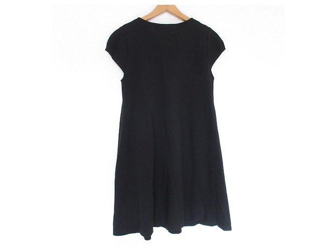 Autre Marque Ingeborg Kurzarmkleid Schwarz - Ansicht 2