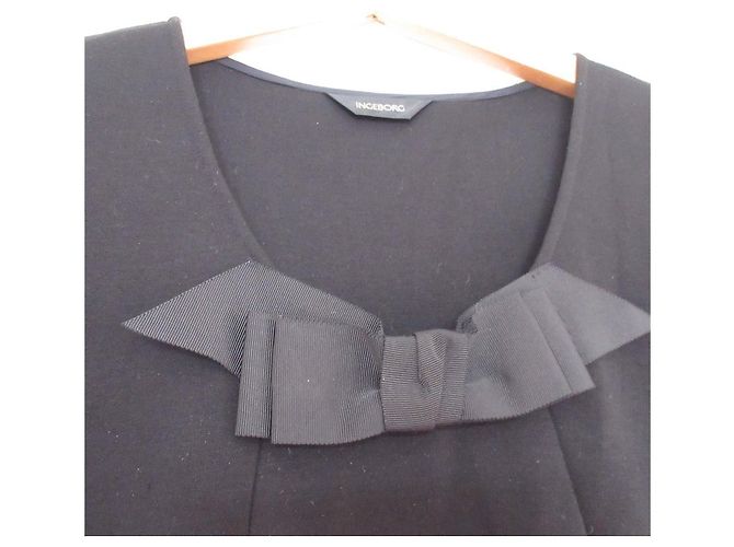Autre Marque Ingeborg Kurzarmkleid Schwarz - Ansicht 3