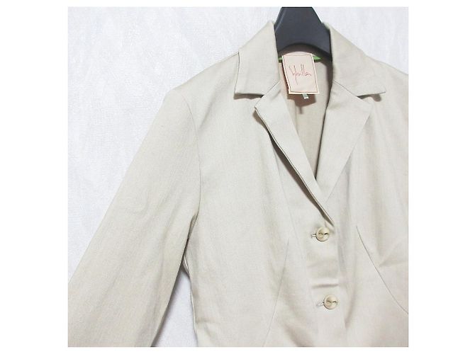 Chaqueta Simple Sybilla Beige - vista 3