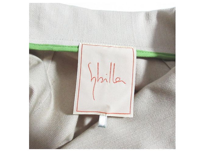 Chaqueta Simple Sybilla Beige - vista 4