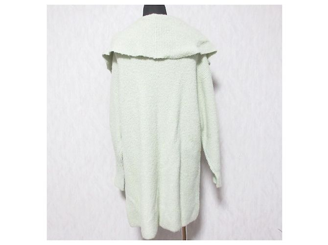 Autre Marque Snidel Off Shoulder Skipper Mini Knit Dress Green - view 2