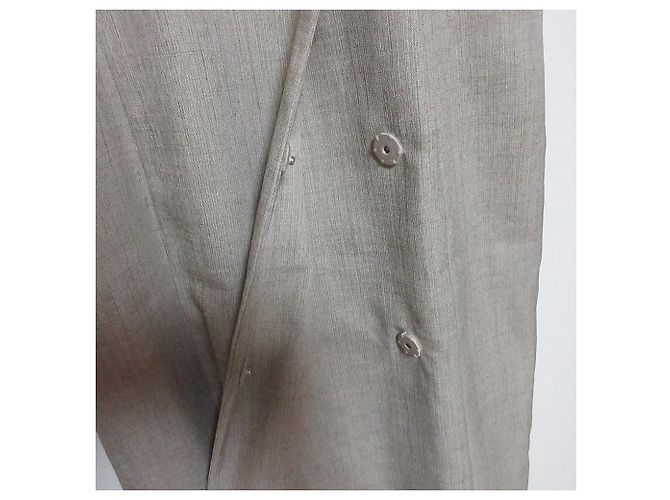 Autre Marque Vestido Ajustado con Botones Snidel Beige - vista 5