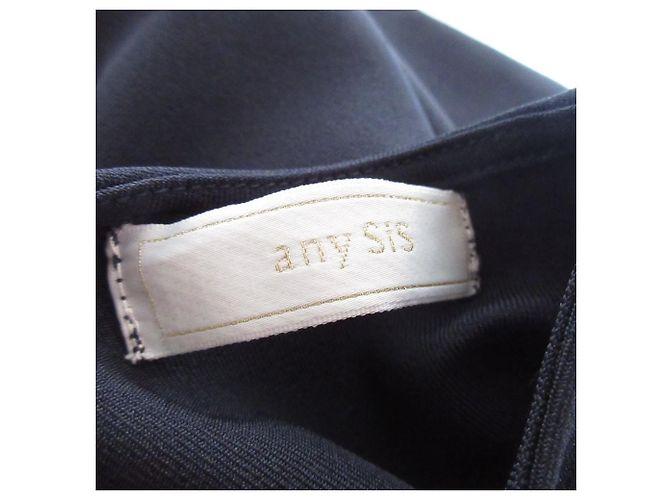 Autre Marque Vestido sin mangas SiS Stretch Azul Azul marino - vista 7