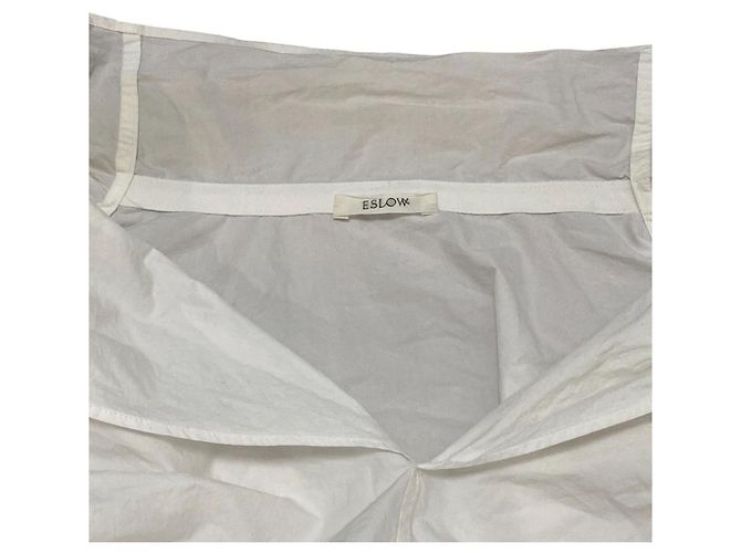 Autre Marque CAMISA COM CORDÃO ESLOW Branco - vista 7