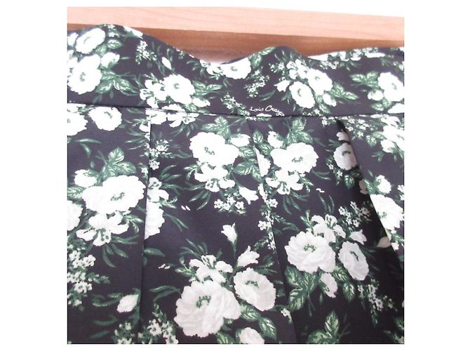 Autre Marque Falda con estampado de flores Lois CRAYON Verde - vista 3