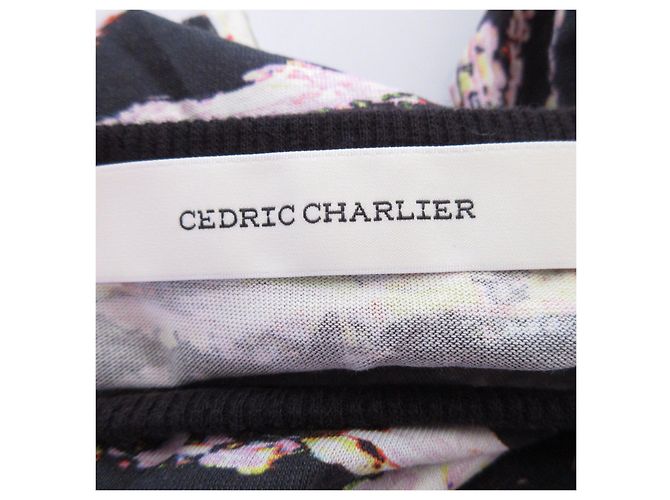 Autre Marque Camiseta de algodón estampada Cedric Charlier Negro Rosa Amarillo - vista 7