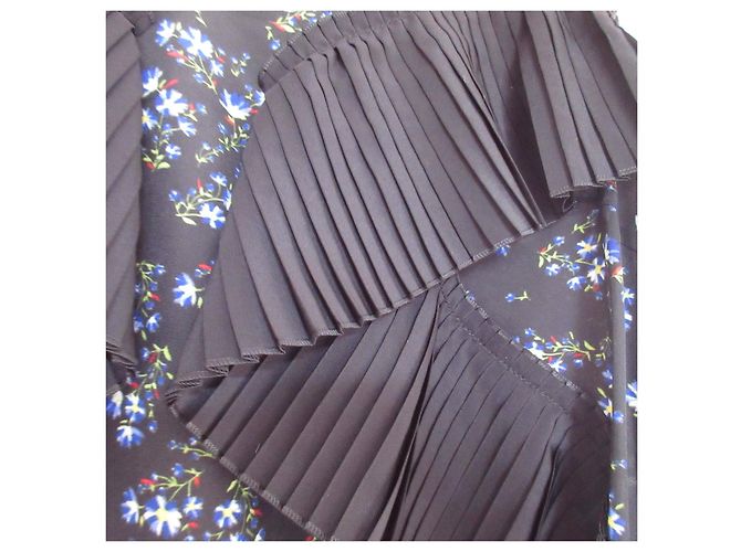 Autre Marque Ärmellose Bluse mit Blumenmuster LE CIEL BLEU Schwarz - Ansicht 5