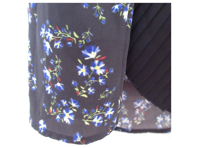 Autre Marque Ärmellose Bluse mit Blumenmuster LE CIEL BLEU Schwarz - Ansicht 6