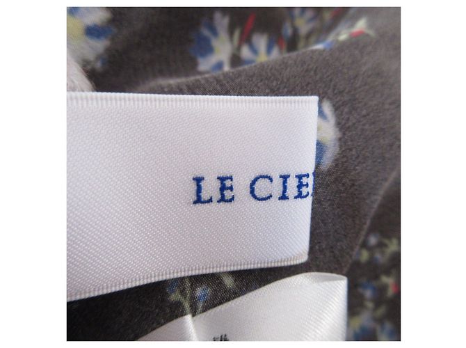 Autre Marque Ärmellose Bluse mit Blumenmuster LE CIEL BLEU Schwarz - Ansicht 7