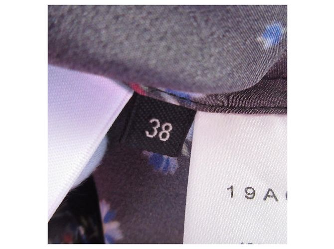 Autre Marque Ärmellose Bluse mit Blumenmuster LE CIEL BLEU Schwarz - Ansicht 9