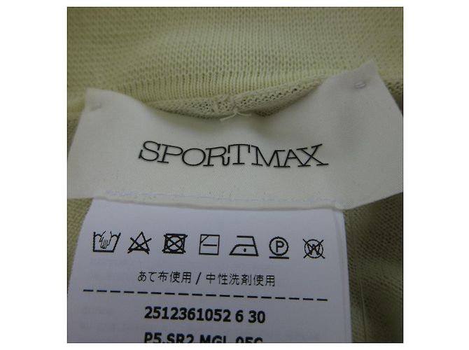 Polo de algodón de manga corta SPORTMAX Max Mara Amarillo - vista 6