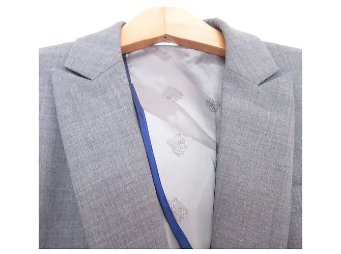 Autre Marque Chaqueta entallada de un solo botón Aquascutum Castaño - vista 3
