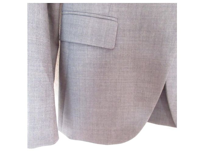 Autre Marque Chaqueta entallada de un solo botón Aquascutum Castaño - vista 6