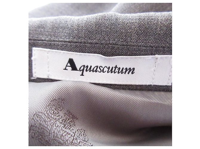 Autre Marque Chaqueta entallada de un solo botón Aquascutum Castaño - vista 8