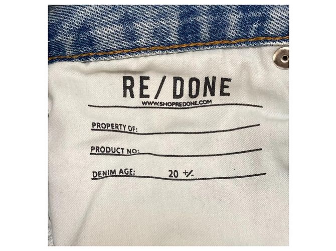 Autre Marque Pantalones Rectos de Denim Levi's RE/DONE Azul - vista 6