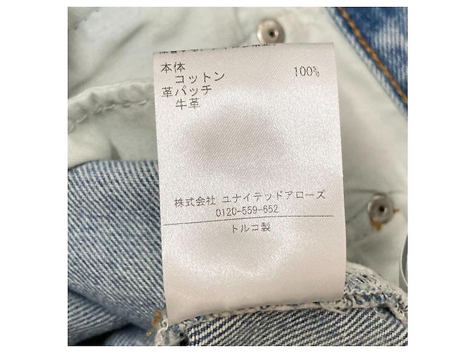 Autre Marque Pantalones Rectos de Denim Levi's RE/DONE Azul - vista 8