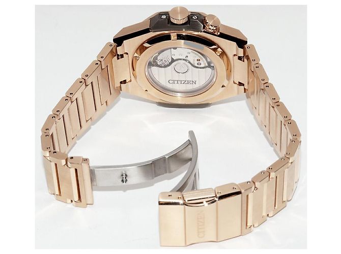 Autre Marque CITIZEN Serie 8 Edelstahl Mechanisch Braun - Ansicht 2