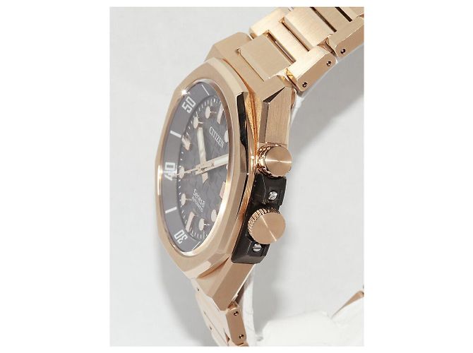 Autre Marque CITIZEN Serie 8 Edelstahl Mechanisch Braun - Ansicht 4
