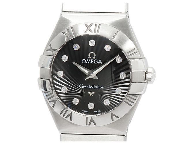 Omega Constellation Stainless Steel Black Metal ref.2654037 - Joli Closet
