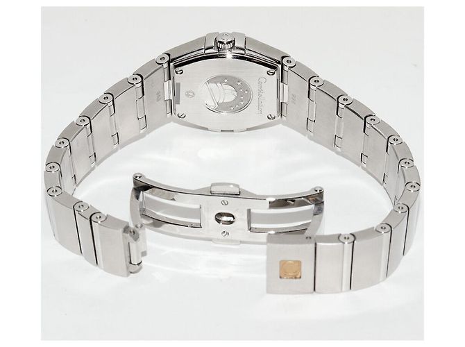 Omega Constellation de acero inoxidable Negro - vista 2