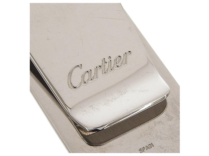 Clip per banconote in metallo argento Cartier C Decor - vista 8