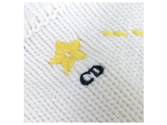 Cardigan Logo Zodiac Leo Pixel Christian Dior Blanco - vista 6