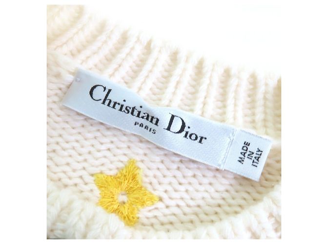 Cardigan Logo Zodiac Leo Pixel Christian Dior Blanco - vista 7