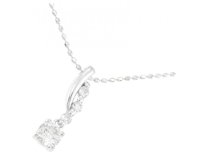 Autre Marque Collana in diamante in oro bianco Au750 Argento - vista 3