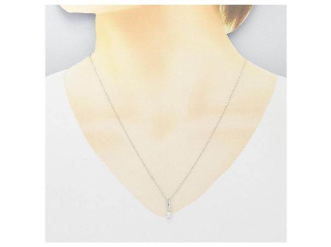 Autre Marque Collana in diamante in oro bianco Au750 Argento - vista 6