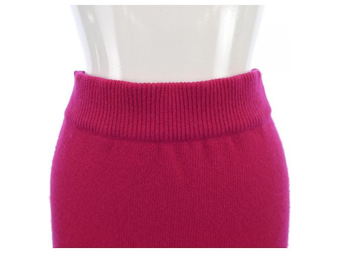 Timeless Gonna 100% Cashmere Chanel Rosa - vista 5